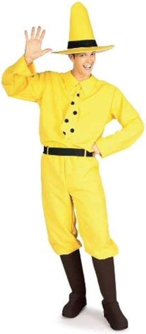 Man in the yellow hat costume Clearance