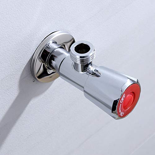 Soupape de triangle résistant au calcaire G1/2 vanne d'arrêt eau froide pour lavabo - 5