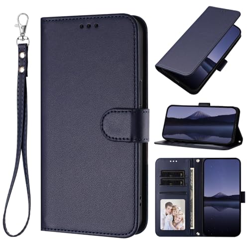 XINQCASE per Xiaomi Redmi Note 10 5G, Custodia a Portafoglio in Pelle PU [Tracolla Staccabile], Flip Libro Custodia Cover per Redmi Note 10 5G, Blu