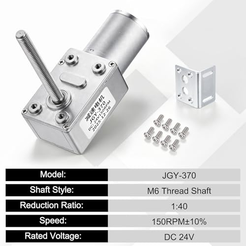 Motor de engranaje helicoidal JGY-370 de alto par 24V para reparar proyectores 3