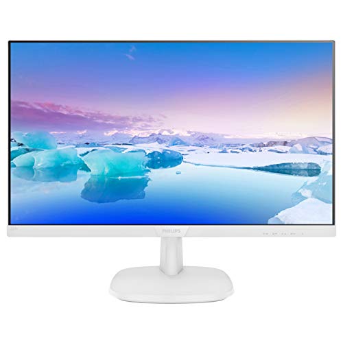 PHILIPS 223V7Qhaw/94 21.5 Inch (54.61 Cm) 1920 x 1080 Pixelsa, Smart Image Led Monitor with IPS Panel, 2W X 2 Speaker, Hdmi & Vga Port, Fhd, White Frame Ultra Narrow, 5 Ms Response Time, Rate White