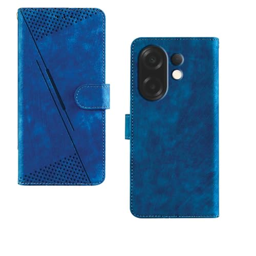 Image of amazon basics Vivo X200T 5G Flip Cover | Card Pockets Wallet & Stand | Flip Cover for Vivo X200T 5G (Executive Blue)