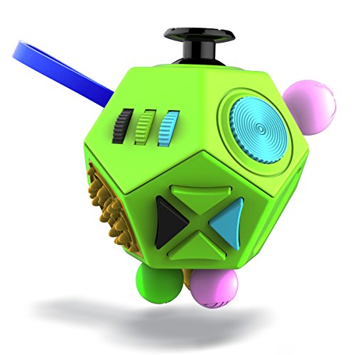 Fidget Dodecagon –12-Side Fidget Cube Relieves Stress and Anxiety Anti Depression Cube