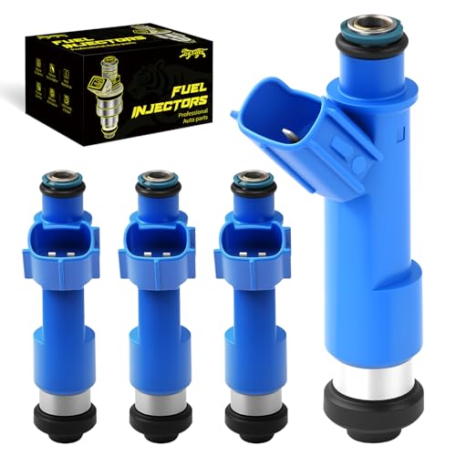 Oktiger 12Holes 1.5L L4 Fuel Injectors for Toyota Yaris 2007 2008 2009 2010 2011 2012 2013 2014 2015 2016 2017 2018, base/I/le/s/se, Replace# 23250-21040, 23209-21040, 2325021040, 2320921040(4PCS)