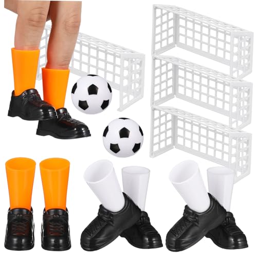 GALPADA 2 Juegos Mini Juguete De Fútbol con Dedos Juguetes Divertidos para Los Dedos Juego De Fútbol Familiar con Los Dedos Mini Fútbol De Mesa Combinar Juguetes El Plastico