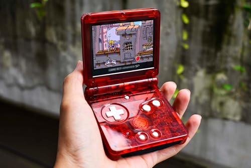 Game Boy Advance SP IPS Display Extremely Clear Red