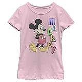 Photo Gallery disney characters mickey name girl s solid crew tee, light pink, small Photo Gallery disney characters mickey name girl s solid crew tee, light pink, small