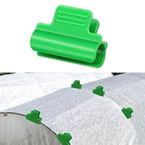 Lot de 4050 clips de film de jardin pour fixation de bâche et couverture de serre (40 pièces de 8 mm)