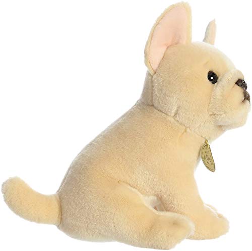 Pelúcia Cachorro Bulldog Bulldogue Francês Filhote da Série Miyoni Aurora 18cms Altura