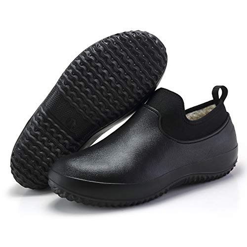 Chef Slip-Resistant Waterproof Work Shoes, Black