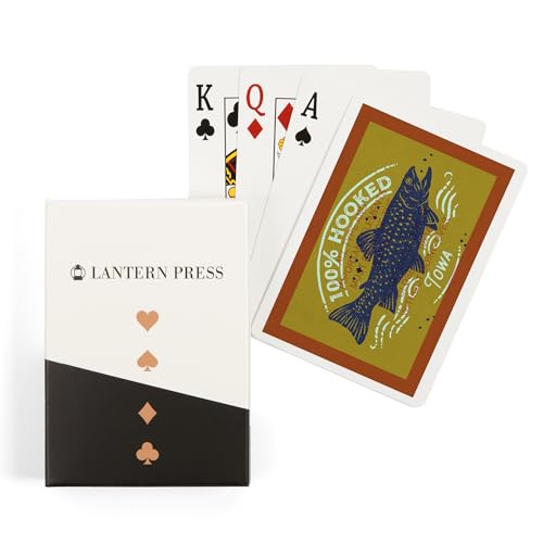 Baraja de Poker Iowa Lake Life 52 Cartas Tamaño Poker