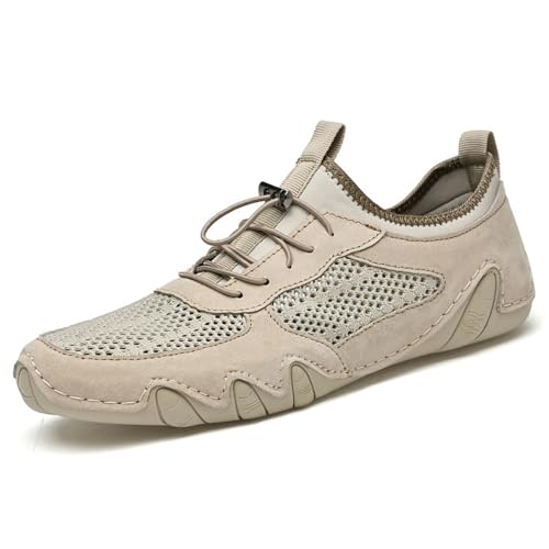 Image of Driving Shoes for Men Breathable Mesh Men's Casual Shoes Slip On Fashion Comfortable Handmade