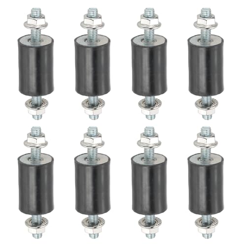 Supports isolants caoutchouc M6 plot anti vibration pour moteurs 8 pièces