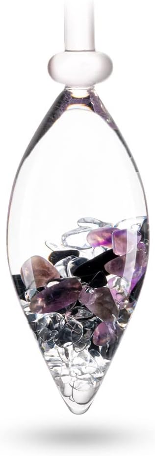 VitaJuwel VitaJuwel Gemstone Vial GUARDIAN with Black Tourmaline, Amethyst & Clear Quartz - Protection, Clarity and Open-Mindedness