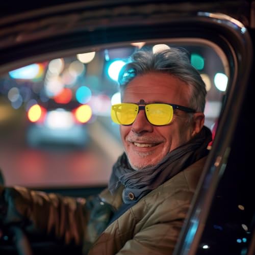 Image of Polarized Unisex Clip on Flip up Sunglasses over Prescription and Reading Glasses Frames