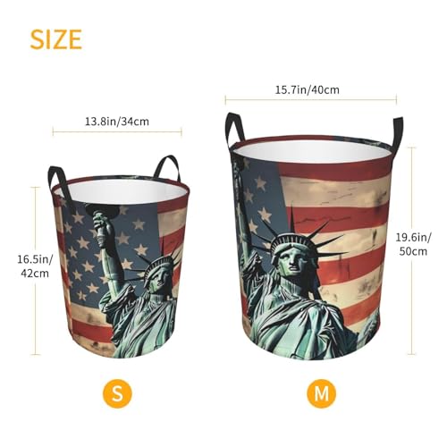 Panier à linge pliable et imperméable grand format avec poignées robustes
