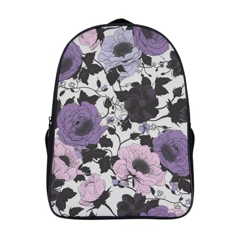 Kids backpacks animé Rose 3D le cartable solide qui ne corne plus les cahiers
