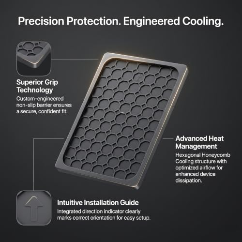 Starlink Gen 3 Protective Cover Case, Starlink Standard Gen 3 Case for Satellite Dish, Silicone Hail Protector Cover for Starlink Standard, Waterproof, Impact Resistant to Rocks/Sand/Hail, Black - image 3