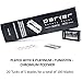 Parker 100‑Count Double Edge Safety Razor Blades – Premium Platinum‑Tungsten‑Chromium Coated Stainless Steel for Smooth, Long‑Lasting Shaves – Fits All DE Razors