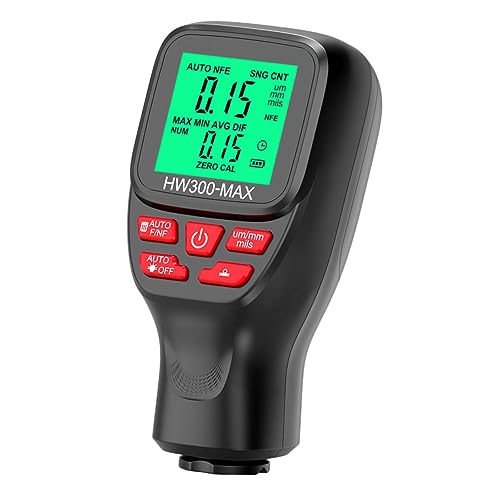 Medidor Digital de Espesor de Recubrimiento Automotriz CHILDWEET con Pantalla LCD Retroiluminada para Medición Precisa del Grosor de Pintura de Automóvil, Diseño Ligero y Portátil miniatura 1