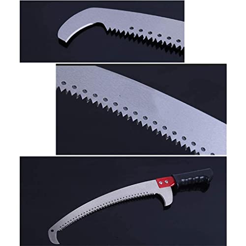 Telescopic Pole Saw, Pruning Saw with Curved Tree Saw Extendable Telescopic Rod Saw for Pruning and Trimming Branches Cutting Leaves Landscaping Gardening Tool Fruit Tree Saw - Image 6