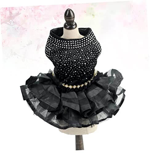 Parliky Camisola Princesa Roupas Para Meninas Vestido Para Meninas Suéter Para Meninas Vestido Preto