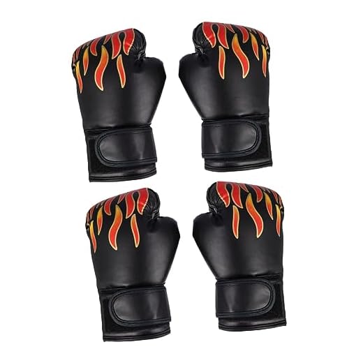 Kisangel 2 Stück Schlaghandschuhe Helm Für Kinder Erwachsener Boxhandschuhe Für Spiele Flammenmuster Boxhandschuhe Kinderfäustlinge Boxschutzhandschuhe Schutz Tigerfigur
