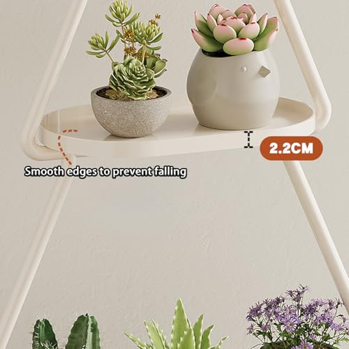 Petit support de fleurs extérieur pour terrasse et balcon vert - 5