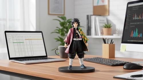 Image of Awestuffs Action Figure Limited Edition for Car Dashboard, Decoration, Cake, Office Desk & Study Table Giyu D Slayer