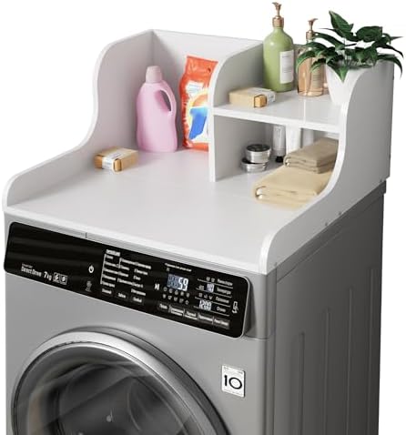 DTK Washer Dryer Countertop with Shelf, 27.5" D x 27" W x 11.8" H...