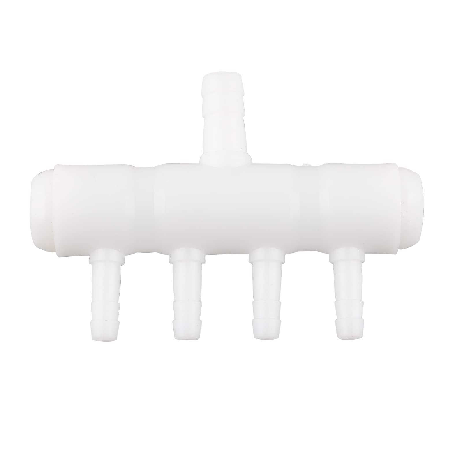 Lot de 2 séparateurs de débit d'air en Plastique pour Aquarium, Bassin, Pompe à air (4 connecteurs)