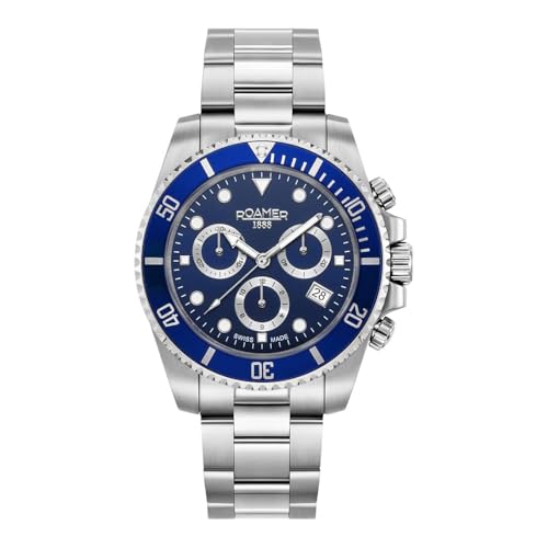 Dal 1888, Roamer Swiss Watches produce orologi di alta qualità. Il marchio è rinomato per la sua superiore maestria e meticolosità. Gli orologi Roamer Swiss Watches sono pensati per essere sia alla moda che pratici, il che li rende ideali per chi apprezza qualità e stile.