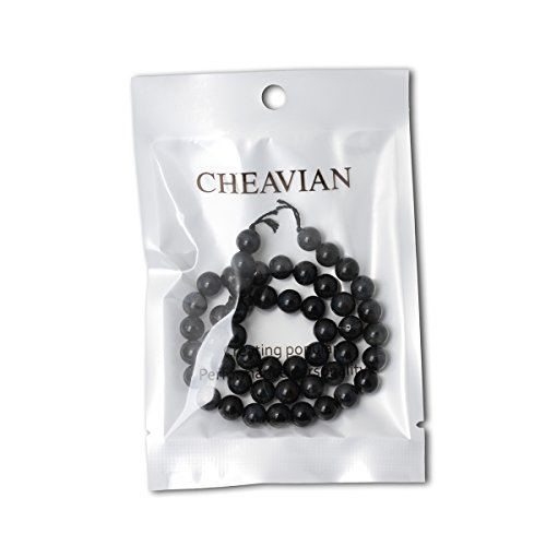 Cheavian 45Pcs 8Mm Natural Blue Tiger Eye Gemstone Round Loose Beads For Jewelry Making Diy Findings 1 Strand 15" #TOP4