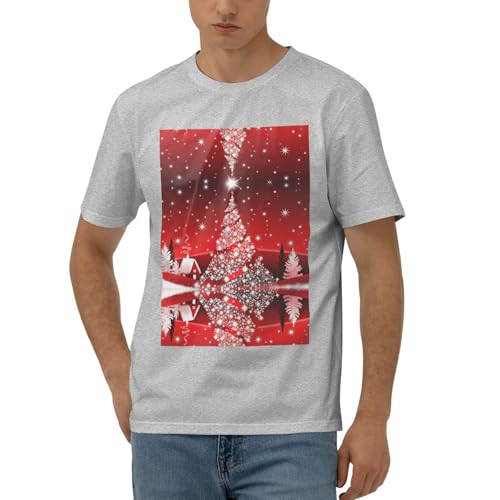 Christmas Tree T-shirt décontracté pour homme la chemise idéale pour un usage quotidien