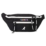 KANGOL BODY BAG カンゴール バッグ ボディバッグ ウエストバッグ KGSA-BG00093 ブラック/ホワイト