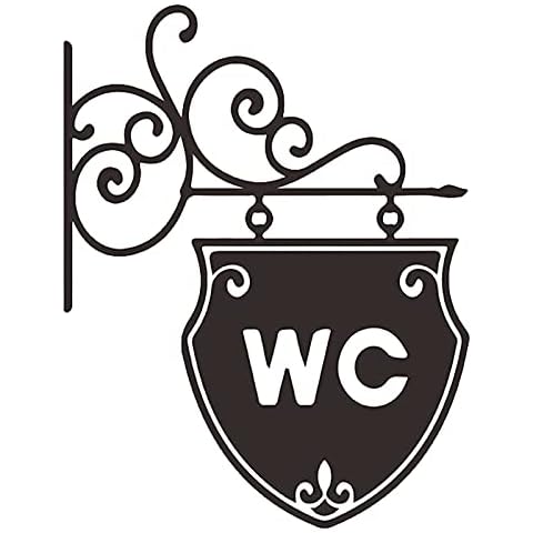 conpoir Pegatinas de Pared de Puerta de WC Cover