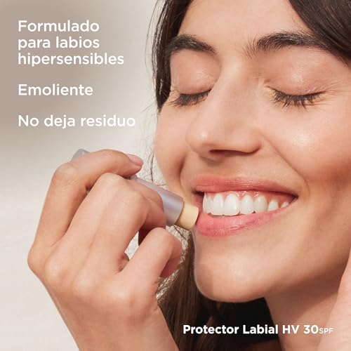 Miniatura 6 de ISDIN Protector Labial HV SPF 30, Para Labios Hipersensibles al sol, Nutre en profundidad sin engrasar, Sin Color, 1 Unidad (Paquete de 1)