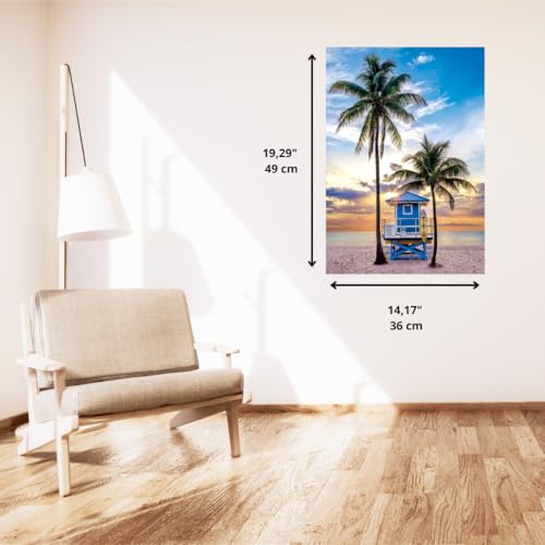 Puzzle Compact 500 pièces : Floride Miami Beach Clementoni Puzzles - vue 5