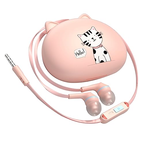 Auriculares con cable jack 3.5 mm y funda para solucionar enredos y fallos de batería