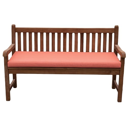 Tommy Bahama Sunbrella® Fabric 1-Piece Outdoor Knife Edge Bench Cushion, 48" W x 19" L, Bamboo Bay Mango by Tommy Bahama - Image 4