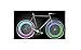 Longest Lasting Super Bright Rim Lights - Personalized LED Colorful Wheel Lights - Perfect for Safety and Fun - Easy to Install - Choose From Three Different Colors- 100% Money Back Guarantee - Blue - Green - Multicolored