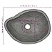 vidaXL Lavabo Rústico Forma Ovalada Piedra Río Natural 38-45 cm Lavamanos Baño