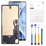 LADYSON INCELL - Schermo LCD di ricambio per Google Pixel 6A GX7AS, GB62Z, G1AZG, GB17L con cornice preinstallata, kit di montaggio per riparare schermi difettosi e incrinati, non sensore di impronte