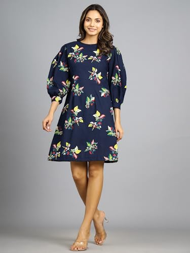 Image of Ravaiyaa - Attitude is everything Womens Soft Crepe Silk Casual Dress Summer Floral Printed Dress Ladies Tank Midi Sundress