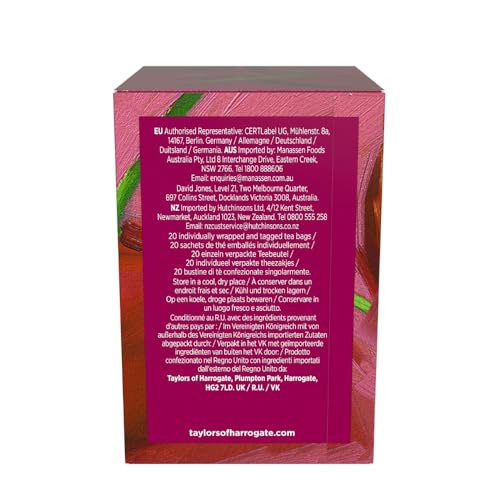 Image of Taylors of Harrogate Sour Cherry Herbal Tea Bags, 20ct (Pack of 1)