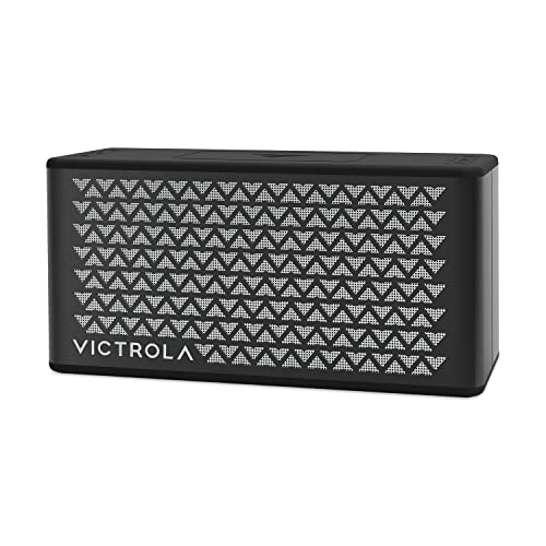 VICTROLA Music Edition 2 Tabletop Bluetooth Speaker, IP67 Water and Dust Resistant, 20 Hour Battery Life