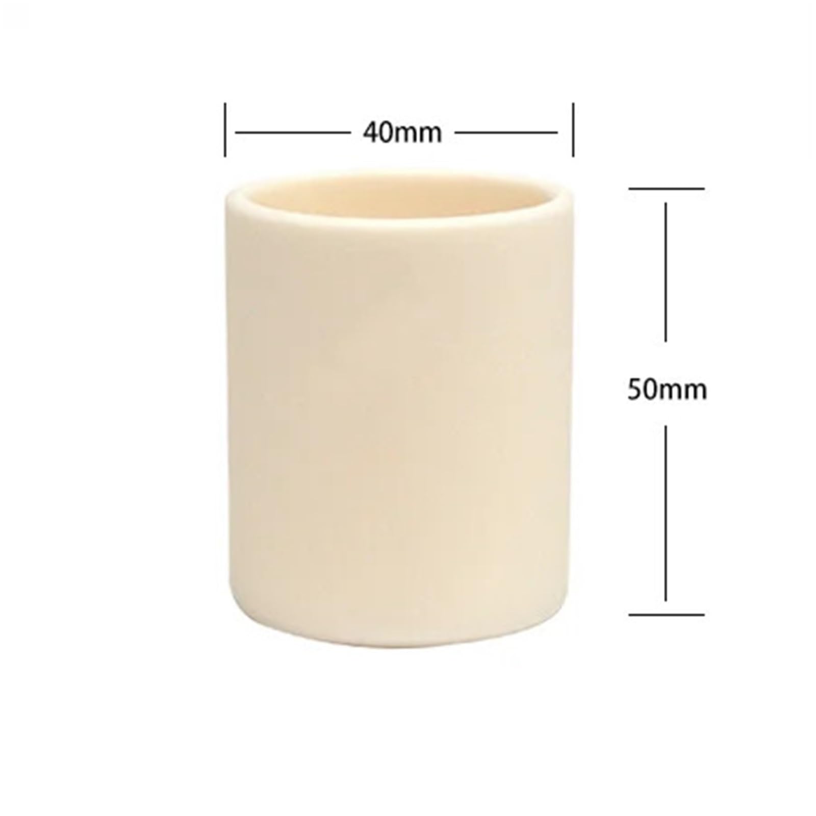 Chemische Laborausrüstung, Rohrofen, Korundtiegel, gerader Tiegel(1pc 40x50mm)