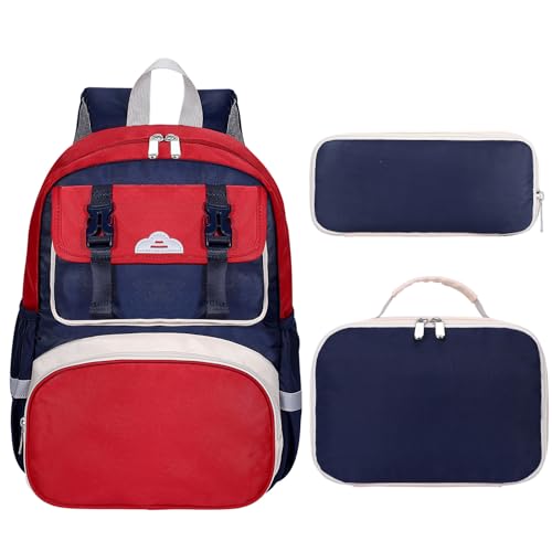 Image of Kids Backpack for Girls Boys Toddler School Bookbag with Lunch Box