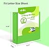ViVin 2 Inch Round Ring View Binder for Durability, Standard 3 Ring Binder for 450 Sheets of US Letter Size Paper, PVC-Free, 6-Pack (Ivy Green) #1