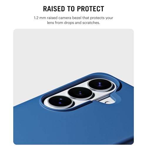 Image of DailyObjects Samsung Galaxy S26 Stack Classic Magnetic Case Cover | Compatible with Magnetic | Camera & Body Protection | Shock /Scratch Proof| Dual Hybrid Protection | Wireless Charging - Indigo Blue